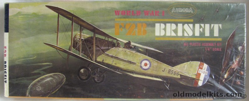 Aurora 1/48 Bristol F2B Brisfit - (F-2B / F2B), 113-98 plastic model kit